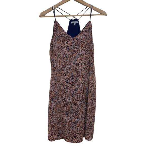 NAKED ZEBRA | Multicolor Leopard Print Spaghetti Strap Mini Dress | Size S - Picture 1 of 11